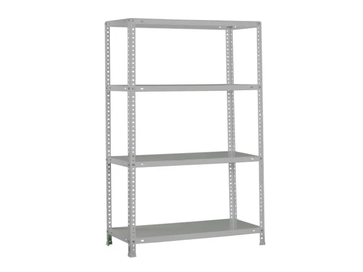 PROREGAL Schraubregal Panda Mid HxBxT 150 x 100 x 30 cm Fachlast 100 kg Grau
