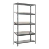 PROREGAL Schrägbodenregal Dowa Stecksystem HxBxT 200 x 100 x 40 cm Fachlast 200 kg Grau* Büroregale