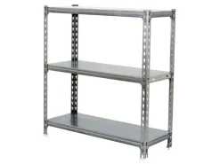 PROREGAL Schwerlastregal Small Metal Shark HxBxT 100 x 90 x 30 cm Fachlast 180 kg Verzinkt