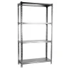 PROREGAL Schwerlastregal Mid Metal Shark HxBxT 150 x 110 x 40 cm Fachlast 200 kg Verzinkt