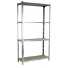 PROREGAL Schwerlastregal Mid Muli HxBxT 150 x 120 x 30 cm 4 Fachböden Fachlast 200 kg Verzinkt* Metallregale|Kellerregale