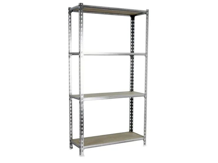 PROREGAL Schwerlastregal Mid Muli HxBxT 150 x 120 x 30 cm 4 Fachböden Fachlast 200 kg Verzinkt* Metallregale|Kellerregale