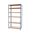 PROREGAL Schwerlastregal Giant Metal Shark HxBxT 250 x 90 x 50 cm Fachlast 180 kg Blau-Orange