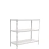 PROREGAL Schwerlastregal Baby Metal Shark HxBxT 90 x 100 x 50 cm Fachlast 180 kg Weiß