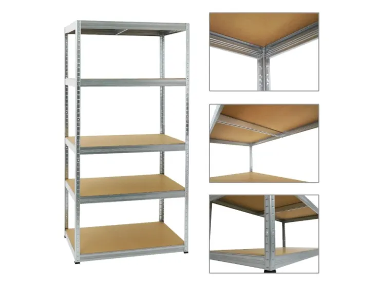 PROREGAL Schwerlastregal Slim Elephant M HxBxT 180 x 90 x 60 cm 5 Ebenen Fachlast 350 kg
