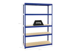 PROREGAL Schwerlastregal Big Elephant S HxBxT 180 x 120 x 45 cm Fachlast 250 kg* Schwerlastregal