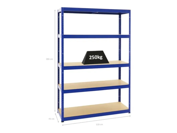 PROREGAL Schwerlastregal Big Elephant S HxBxT 180 x 120 x 45 cm Fachlast 250 kg* Schwerlastregal