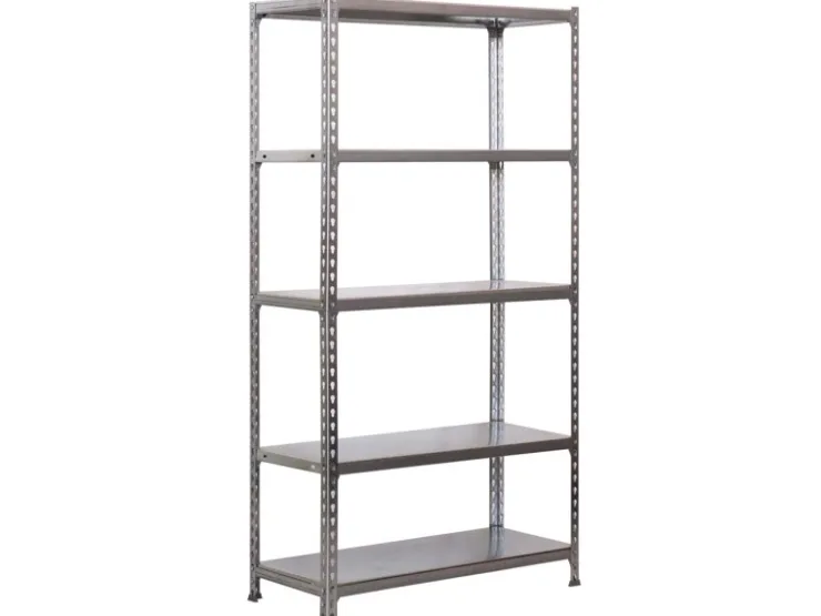 PROREGAL Schwerlastregal Metal Shark HxBxT 180 x 90 x 30 cm Fachlast 180 kg Verzinkt