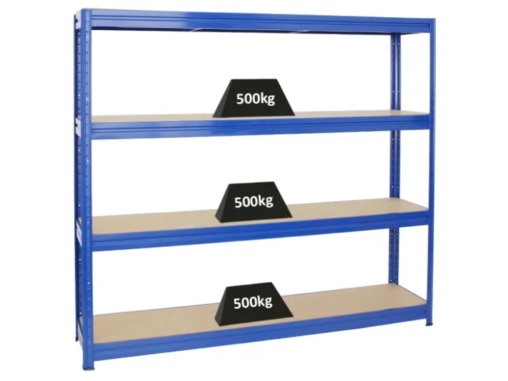 PROREGAL Schwerlastregal Dino HxBxT 180 x 200 x 45 cm Fachlast 500 kg* Schwerlastregal|Kellerregale