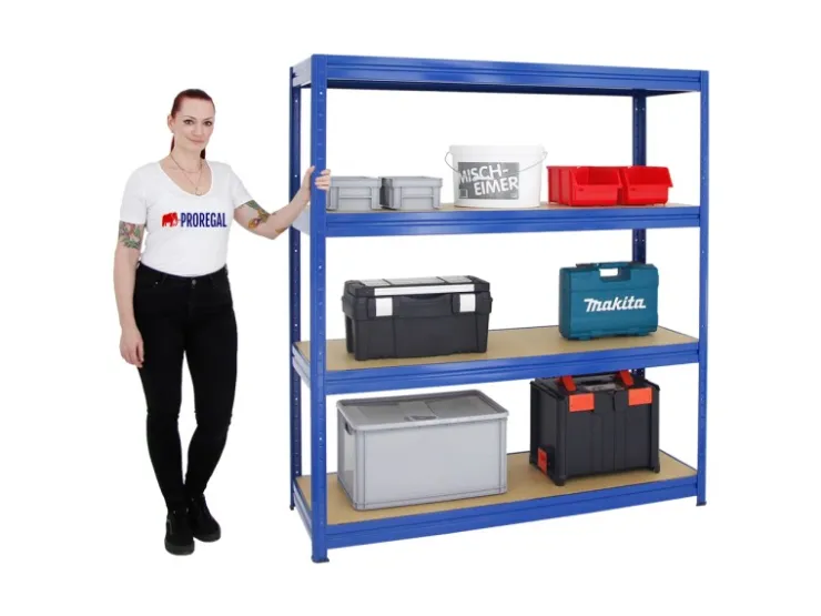 PROREGAL Schwerlastregal Dino HxBxT 180 x 160 x 60 cm Fachlast 600 kg