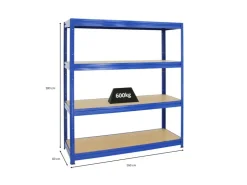 PROREGAL Schwerlastregal Dino HxBxT 180 x 160 x 60 cm Fachlast 600 kg