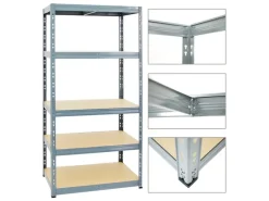 PROREGAL Schwerlastregal Tiger HxBxT 180 x 90 x 60 cm Fachlast 265 kg 5-Ebenen