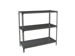 PROREGAL Schwerlastregal Small Metal Shark HxBxT 100 x 100 x 40 cm Fachlast 180 kg Anthrazit