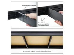 PROREGAL Schwerlastregal DINO HxBxT 180x120x60cm Fachlast 600kg* Regale Schwarz|Metallregale