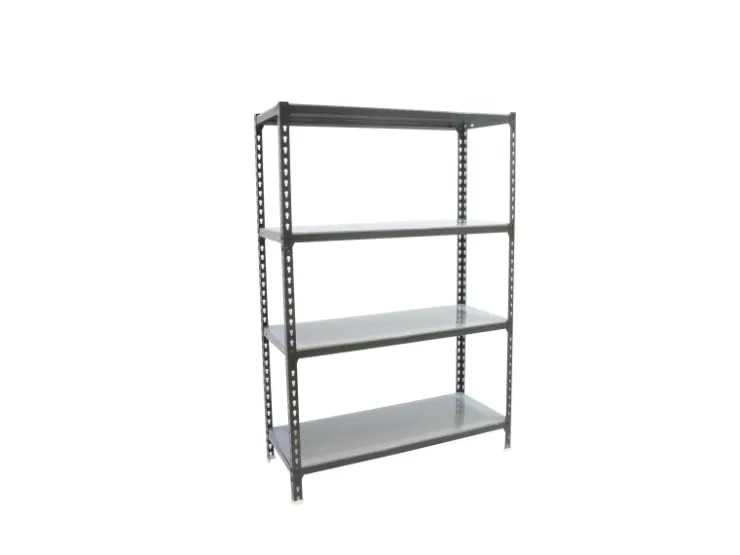 PROREGAL Schwerlastregal Mid Metal Shark HxBxT 150 x 80 x 40 cm Fachlast 180 kg Anthrazit-Verzinkt* Metallregale
