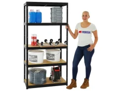 PROREGAL Schwerlastregal Slim Elephant S HxBxT 180 x 90 x 45 cm 5 Ebenen Fachlast 350 kg