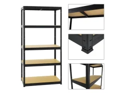 PROREGAL Schwerlastregal Slim Elephant S HxBxT 180 x 90 x 45 cm 5 Ebenen Fachlast 350 kg