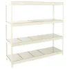 PROREGAL Schwerlastregal Metal Beast Four HxBxT 200 x 180 x 45 cm Fachlast 600 kg Weiß* Regalsysteme