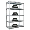PROREGAL Schwerlastregal Steel Eagle HxBxT 180x120x60cm Fachlast 130kg Verzinkt* Schwerlastregal