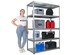 PROREGAL Schwerlastregal Steel Eagle HxBxT 180x120x60cm Fachlast 130kg Verzinkt* Schwerlastregal