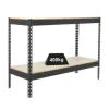 PROREGAL Schwerlastregal Mini Wood Yeti Two HxBxT 90 x 150 x 75 cm Fachlast 400 kg Anthrazit