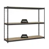 PROREGAL Schwerlastregal Mid Wood Yeti Three HxBxT 150 x 150 x 45 cm Fachlast 400 kg Anthrazit* Kellerregale|Schwerlastregal