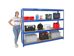 PROREGAL Schwerlastregal Dino HxBxT 180 x 240 x 60 cm Fachlast 450 kg