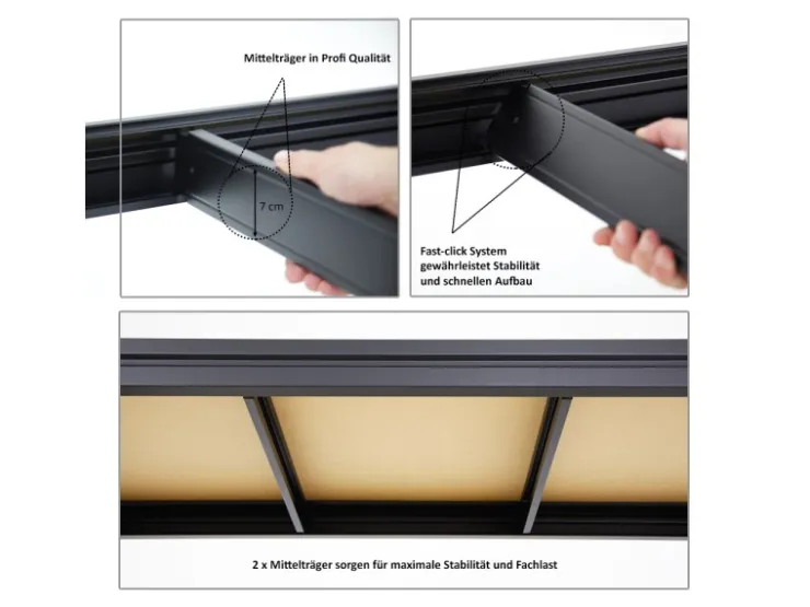 PROREGAL Schwerlastregal Dino HxBxT 180 x 160 x 60 cm Fachlast 600 kg* Metallregale|Regale Schwarz