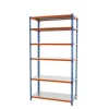 PROREGAL Schwerlastregal Giant Metal Shark HxBxT 250 x 100 x 50 cm Fachlast 180 kg Blau-Orange* Metallregale|Schwerlastregal