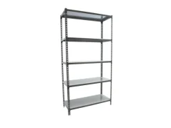 PROREGAL Schwerlastregal Big Metal Shark HxBxT 200 x 100 x 50 cm Fachlast 180 kg Anthrazit-Verzinkt* Kellerregale|Schwerlastregal