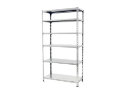 PROREGAL Schwerlastregal Giant Metal Shark HxBxT 250 x 100 x 50 cm Fachlast 180 kg Verzinkt