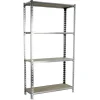 PROREGAL Schwerlastregal Mid Muli HxBxT 150 x 100 x 40 cm 4 Fachböden Fachlast 150 kg Verzinkt* Kellerregale|Metallregale