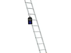 PROREGAL Sprossen-Anlegeleiter Economy Plus Ohne Traverse 9 Sprossen Arbeitshöhe 3,46 m Traglast 150 kg* Klapptritte