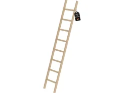 PROREGAL Sprossen-Anlegeleiter Holz Ohne Traverse 8 Sprossen* Leitern