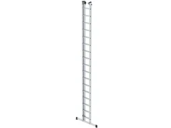 PROREGAL Sprossen-Schiebeleiter mit Standard-Traverse 2 x 17 Sprossen