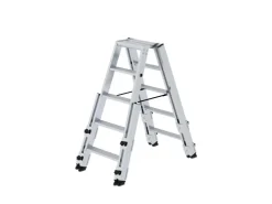 PROREGAL Stufen-Stehleiter Treppengängig 2 x 5 Stufen* Klapptritte