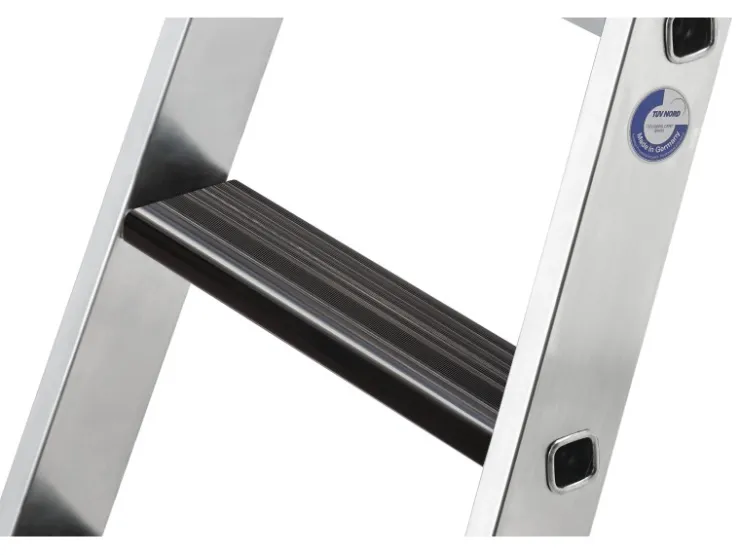 PROREGAL Stufen-Stehleiter Beidseitig Begehbar mit Clip-Step Relax 2 x 14 Stufen* Klapptritte