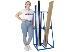 PROREGAL Vertikalregal RHINO Komplettregal HxBxT 150x69x60cm Blau* Regalsysteme