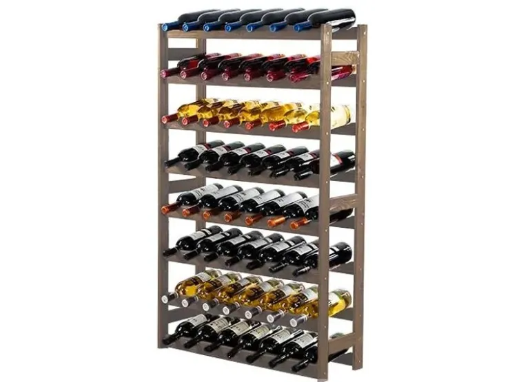 PROREGAL Weinregal Pinotwine HxBxT 118 x 72 x 25 cm 56 Flaschen Massives Kiefernholz Geölt* Flaschenregale
