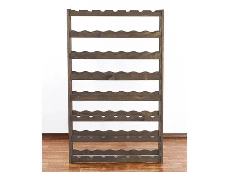PROREGAL Weinregal Pinotwine HxBxT 118 x 72 x 25 cm 56 Flaschen Massives Kiefernholz Geölt* Flaschenregale