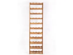 PROREGAL Weinregal Pinotwine HxBxT 166 x 43,4 x 25 cm 44 Flaschen Massives Kiefernholz Geölt