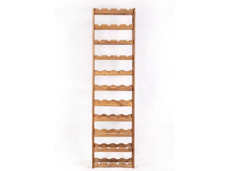 PROREGAL Weinregal Pinotwine HxBxT 166 x 43,4 x 25 cm 44 Flaschen Massives Kiefernholz Geölt