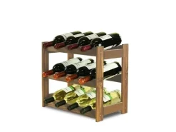 PROREGAL Weinregal Pinotwine HxBxT 38 x 43 x 25 cm 12 Flaschen Massives Kiefernholz Geölt