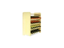 PROREGAL Weinregal Pinotwine C HxBxT 61,6 x 63,2 x 26,5 cm 24 Flaschen Massives Kiefernholz Natur Unbehandelt