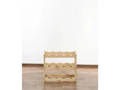 PROREGAL Weinregal Pinotwine HxBxT 38 x 43 x 25 cm 12 Flaschen Massives Kiefernholz Natur Unbehandelt* Flaschenregale