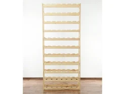 PROREGAL Weinregal Pinotwine HxBxT 166 x 72 x 25 cm 77 Flaschen Massives Kiefernholz Natur Unbehandelt