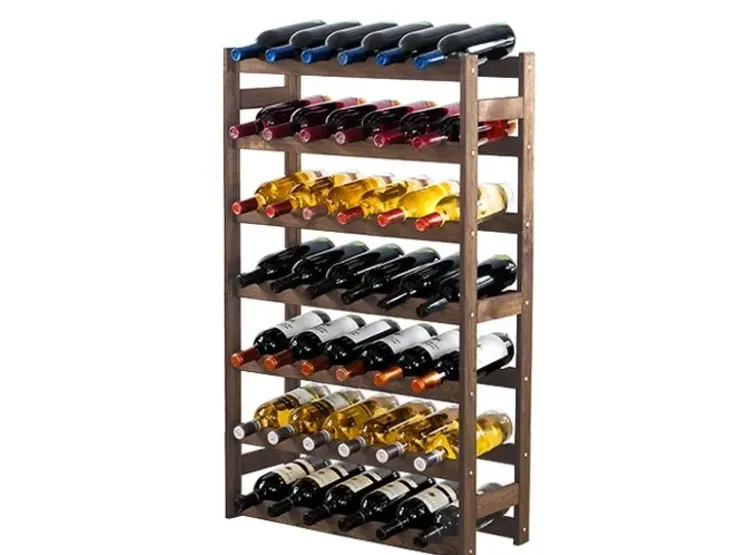 PROREGAL Weinregal Pinotwine HxBxT 102 x 63 x 25 cm 42 Flaschen Massives Kiefernholz Geölt