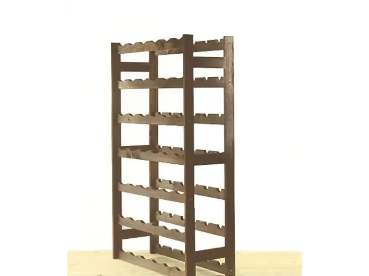 PROREGAL Weinregal Pinotwine HxBxT 102 x 63 x 25 cm 42 Flaschen Massives Kiefernholz Geölt