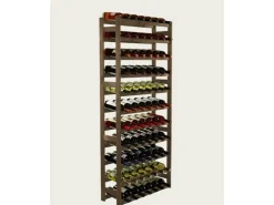 PROREGAL Weinregal Pinotwine HxBxT 166 x 72 x 25 cm 77 Flaschen Massives Kiefernholz Geölt