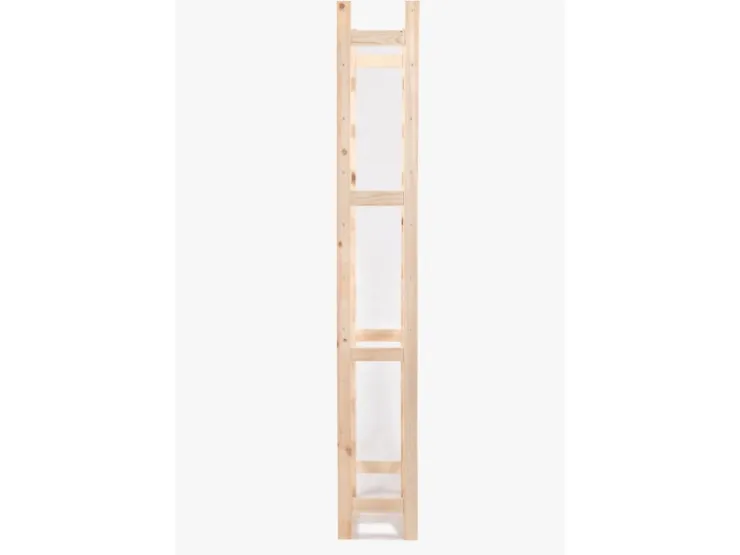 PROREGAL Weinregal Pinotwine HxBxT 166 x 43,4 x 25 cm 44 Flaschen Massives Kiefernholz Natur unbehandelt